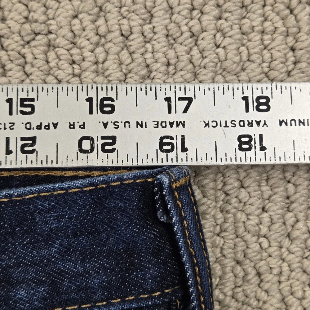 Levis 517 Bootcut Denim Jeans Dark Wash Blue Mens 34x32 Cotton